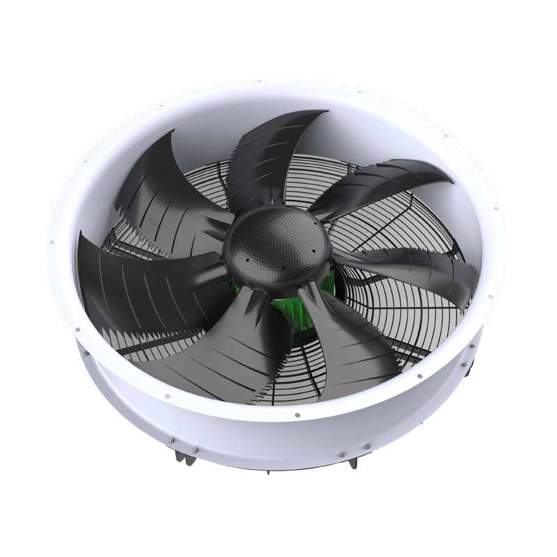 Séria KF Mimoriadne vysoko účinný axiálny ventilátor s nízkou hlučnosťou